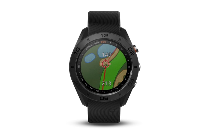 Die neue GPS Golfuhr Approach S60 von Garmin deutschland spielt golf